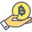 Bitcoin アイコン 64x64