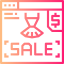 Online shopping icon 64x64