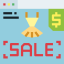 Online shopping icône 64x64
