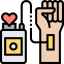 Blood transfusion icon 64x64