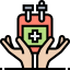 Blood donation icon 64x64