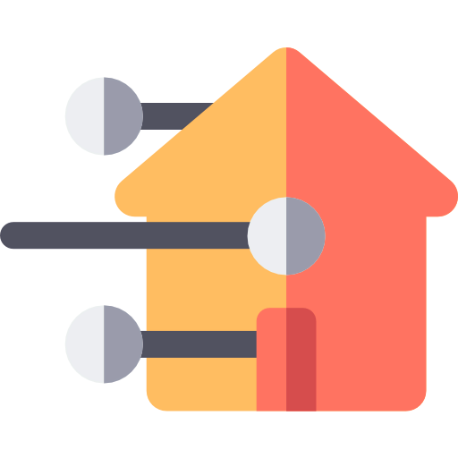 Smart house icône