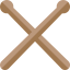 Drumsticks icône 64x64