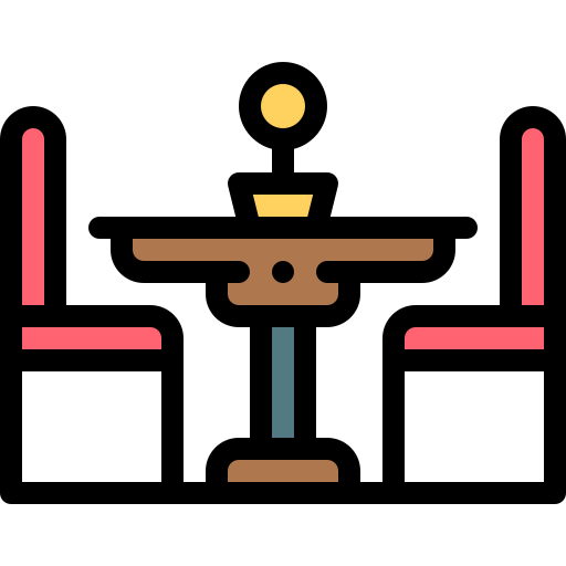 Dinner table icon