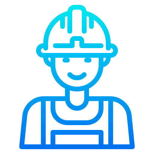 Construction worker icon