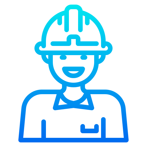 Construction worker icon