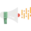 Megaphone ícono 64x64