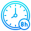 Working hours biểu tượng 64x64