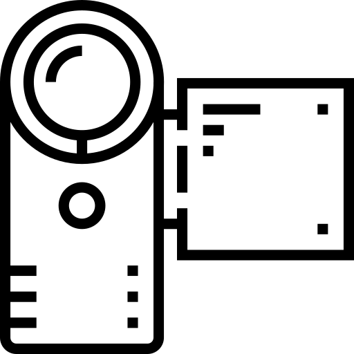 Video camera ícono