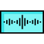 Wave sound icon 64x64