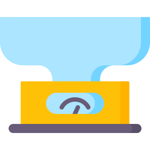 Kitchen scale icon