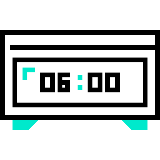 Digital clock Symbol