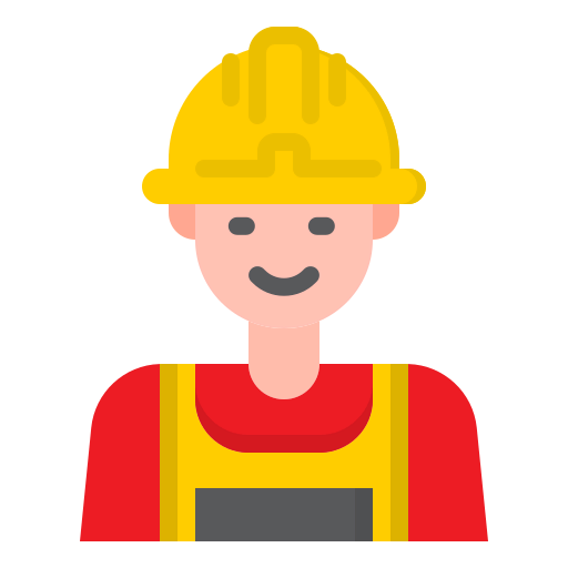 Construction worker icon