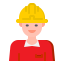Construction worker icon 64x64