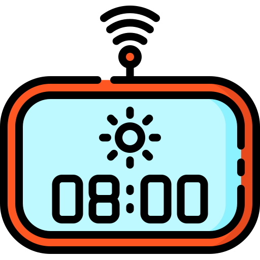 Smart clock icon