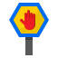 Stop sign ícone 64x64