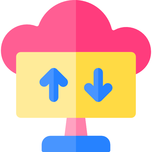 Data transfer icône