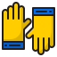 Hand gloves icône 64x64