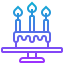 Birthday cake icon 64x64