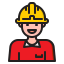Construction worker icône 64x64