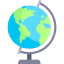 Earth globe icon 64x64