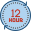 12 hours ícone 64x64