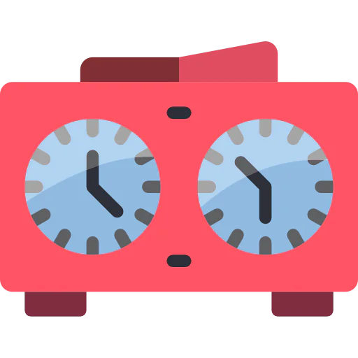 Chess clock ícono