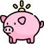 Piggy bank biểu tượng 64x64