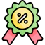 Discount badge biểu tượng 64x64
