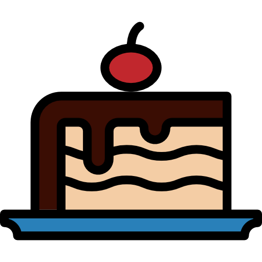 Cake piece icon