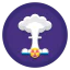Nuclear explosion icon 64x64