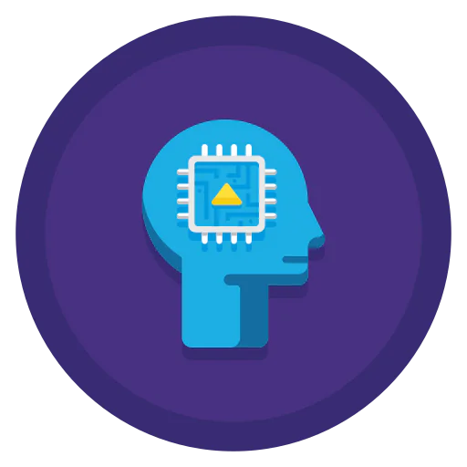 Artificial intelligence icône