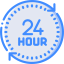 24 hours ícone 64x64