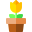 Flower pot icon 64x64