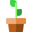 Flower pot icon 64x64