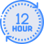 12 hours ícone 64x64