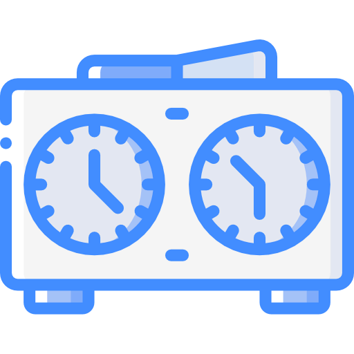 Chess clock icon