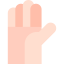 Raising hand icon 64x64