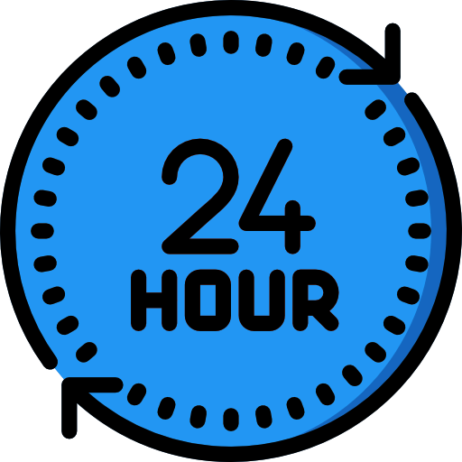 24 hours icon