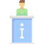 Information desk icon 64x64