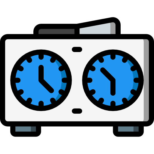 Chess clock icon