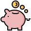 Piggy bank icon 64x64