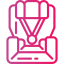 Baby car seat icon 64x64