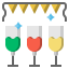 Champagne ícono 64x64