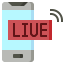 Live broadcast icon 64x64