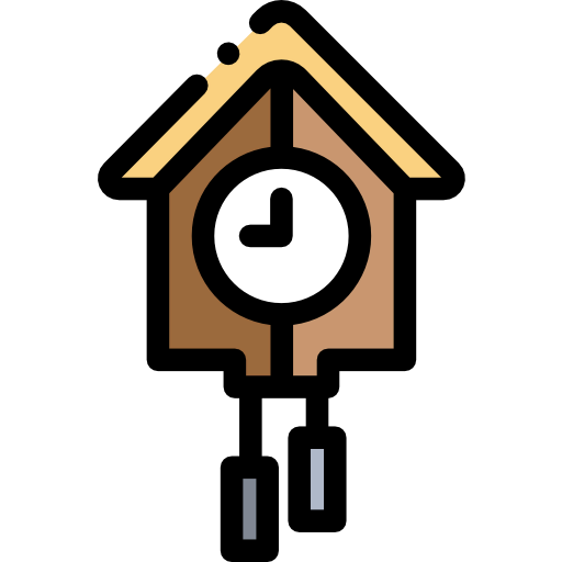 Cuckoo clock ícono