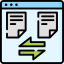 Data transfer icon 64x64