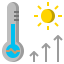 Hot weather icon 64x64
