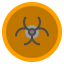 Biohazard Symbol 64x64