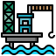 Oil platform icon 64x64